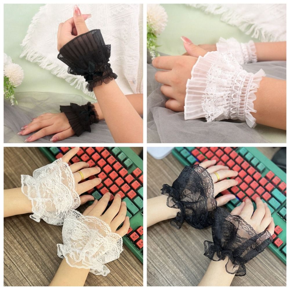 Women'S Victorian Accessories - Victorian Detachable Sleeves Cuffs Detachable Costume
