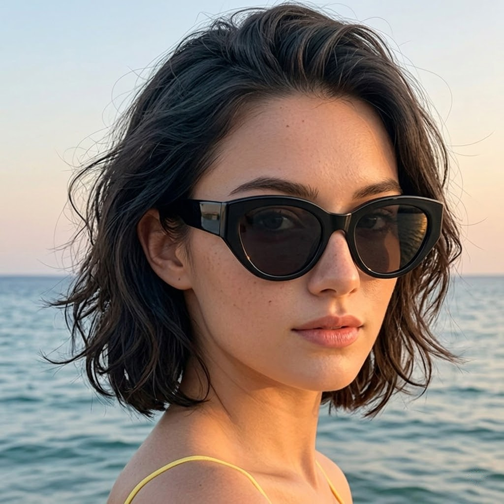 Women Accessories Trending - Women Men Classic Cat-Eye Polarized Sunglasses