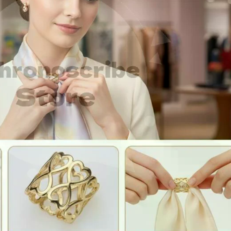Women'S Accessories Rings - 1/4Pcs Alloy Circle Scarves Brooch Pins