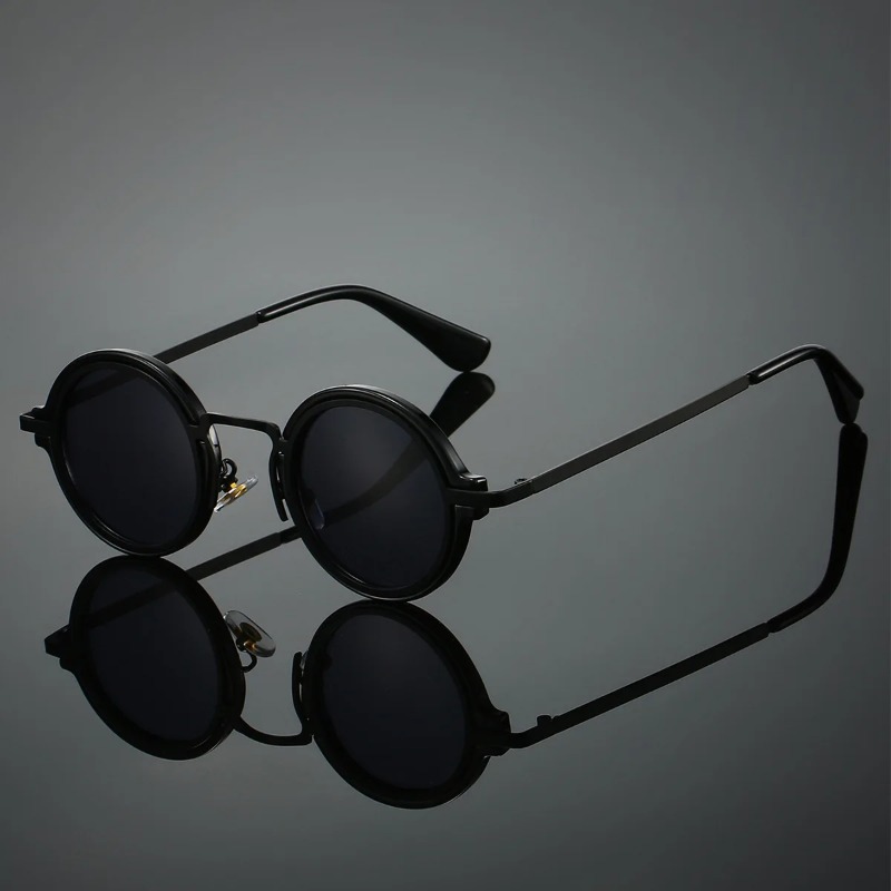 Women Accessories Trending - New Retro Metal Round Frame Sunglasses