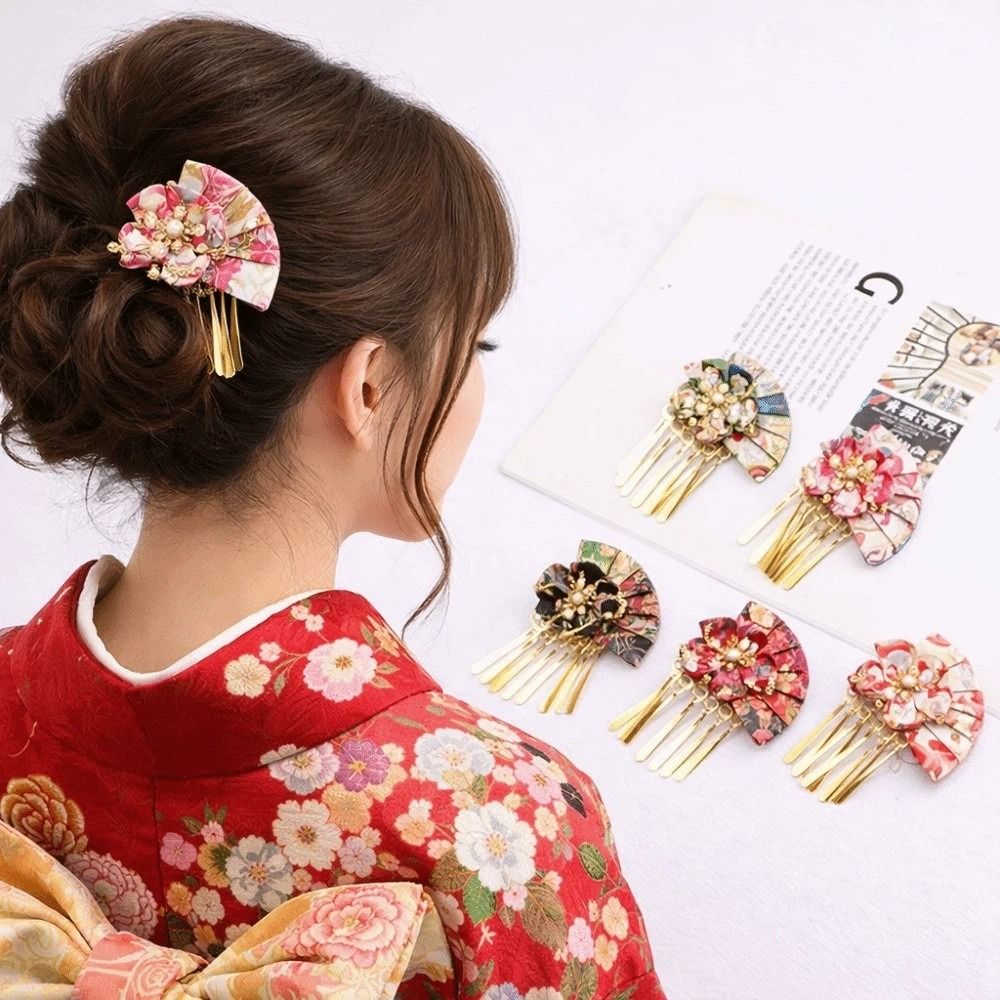 Women Hairpin Faux Pearl Flowe – Women'S Kimono Accessories recenzja i cena