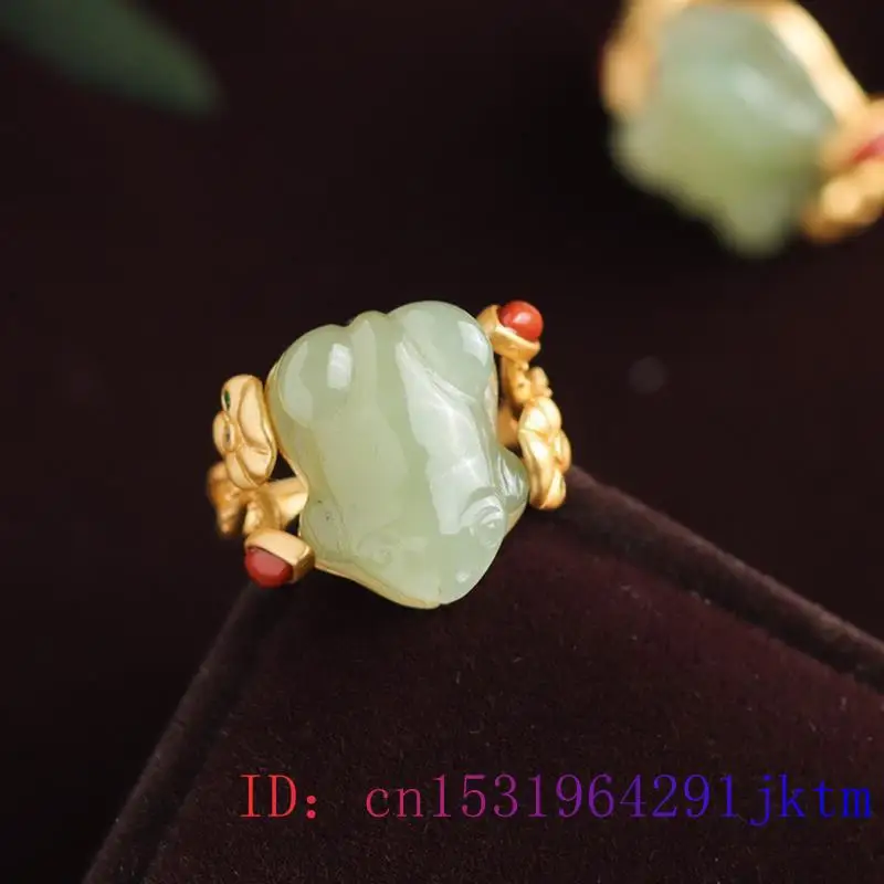 Green Jade Frog Rings Charms N – Women'S Accessories Rings recenzja i cena