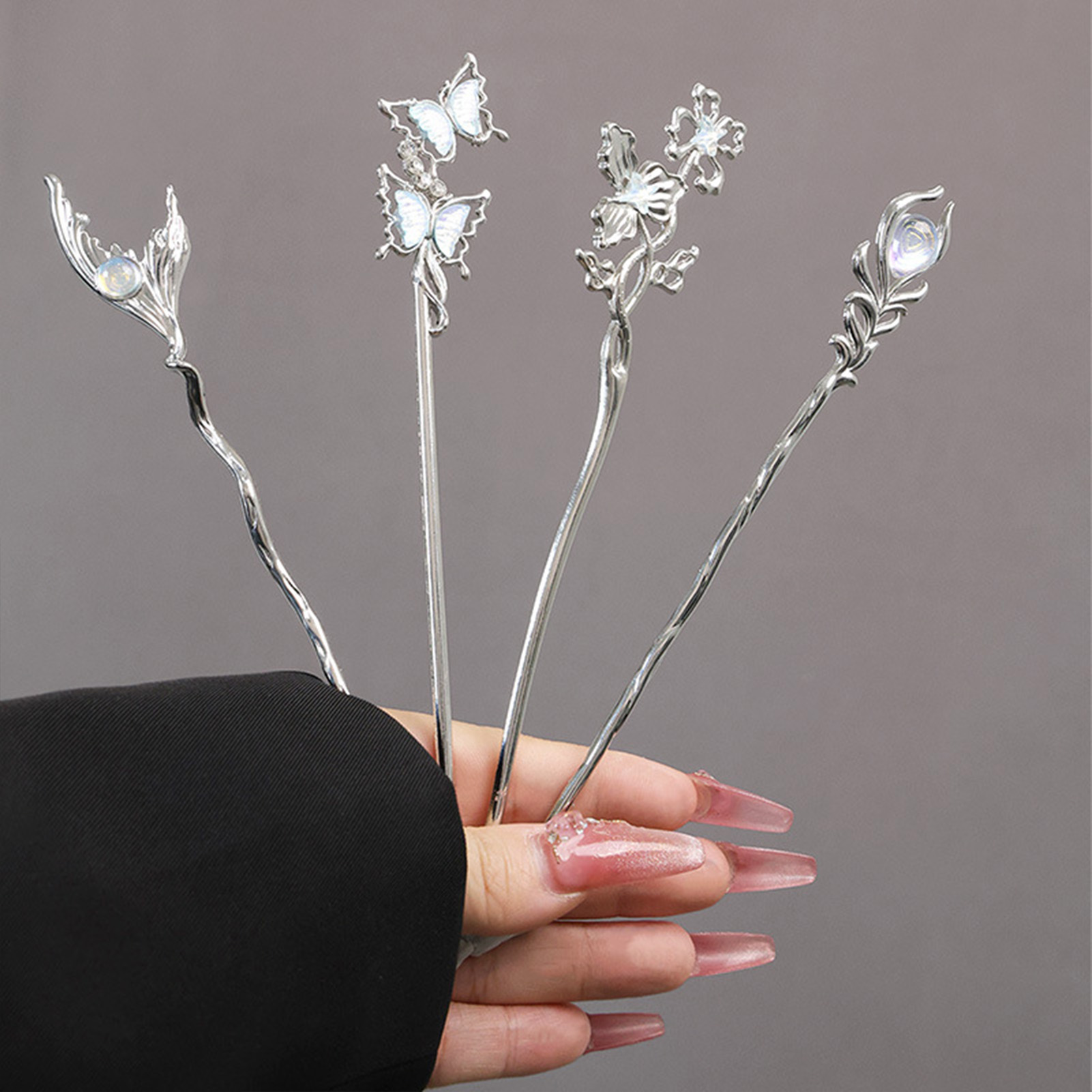 Silver Color Alloy Hair Sticks – Hair Fork Stick recenzja i cena