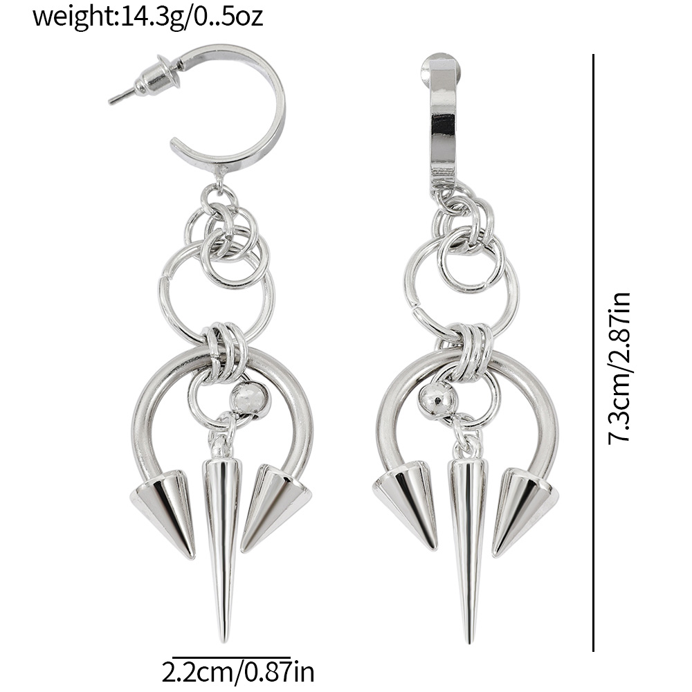 1pair Y2K Stainless Steel Rive – Women'S Accessories Rings recenzja i cena