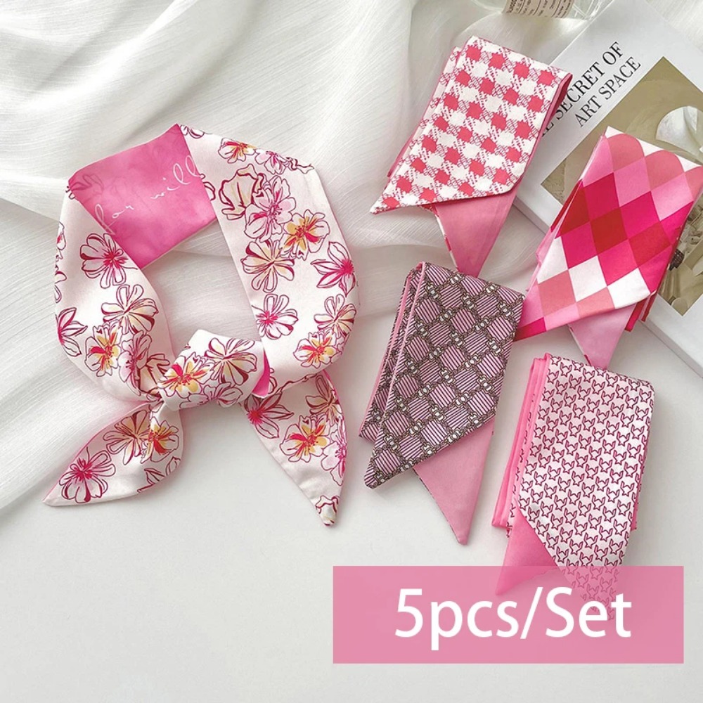 2-6pcs/set Silk Satin Scarf Wo – Women'S Accessories For Neck recenzja i cena