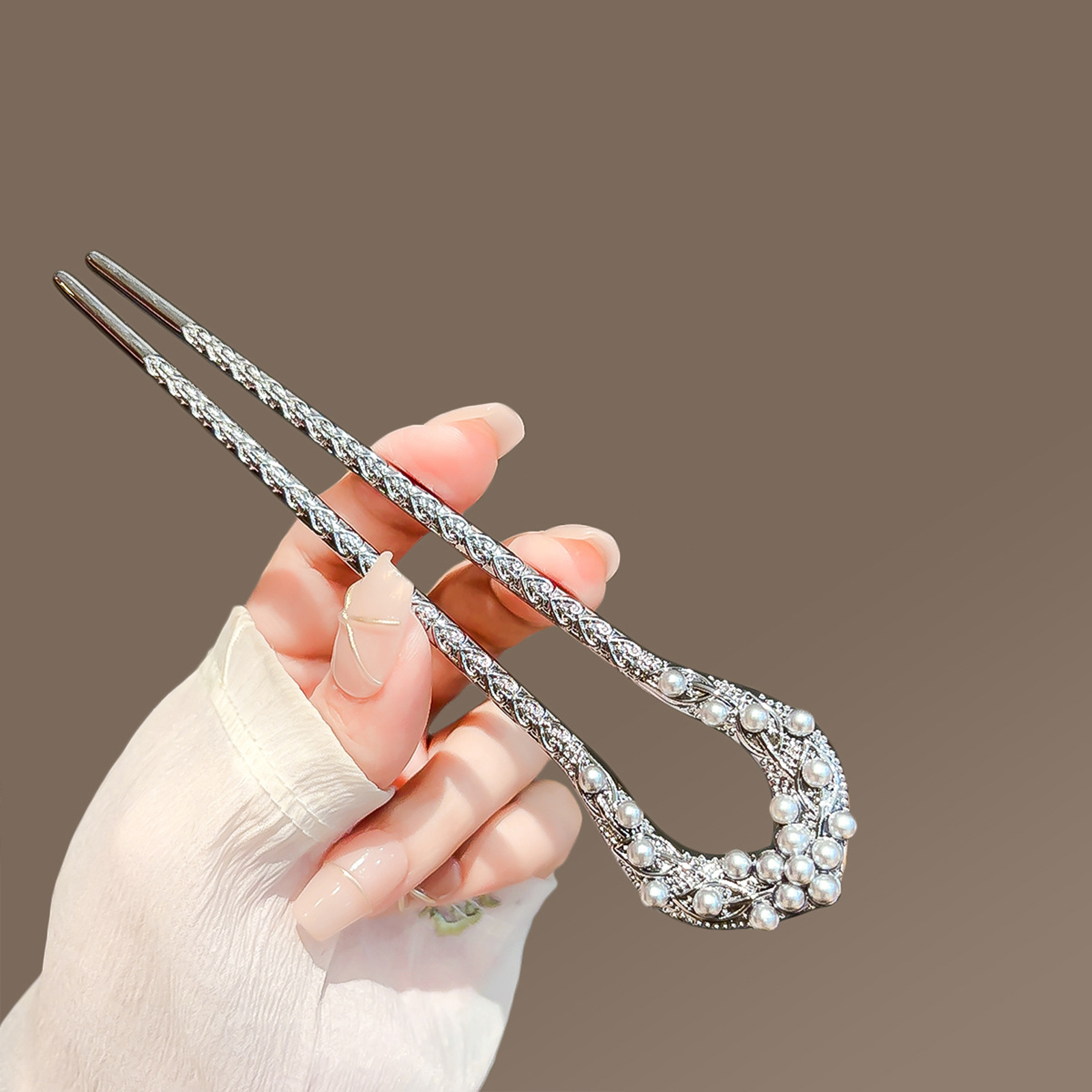 Fashion Metal U Shape Hair Cli – Hair Fork Stick recenzja i cena