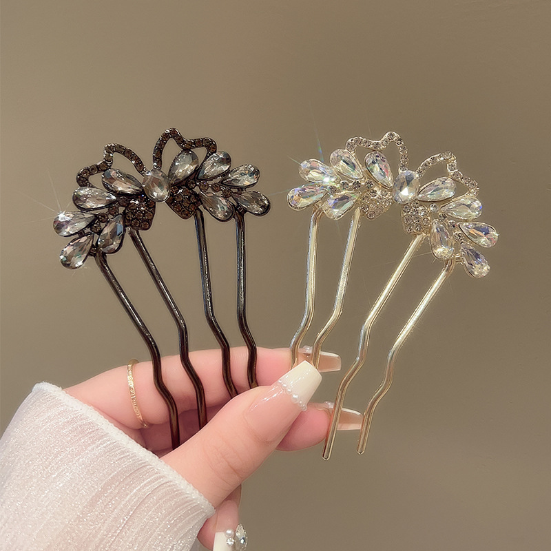Fashion Rhinestones U-Shaped H – Hair Fork Stick recenzja i cena