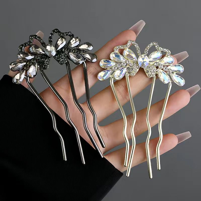 Fashion Rhinestones U-Shaped H – Hair Fork Stick recenzja i cena