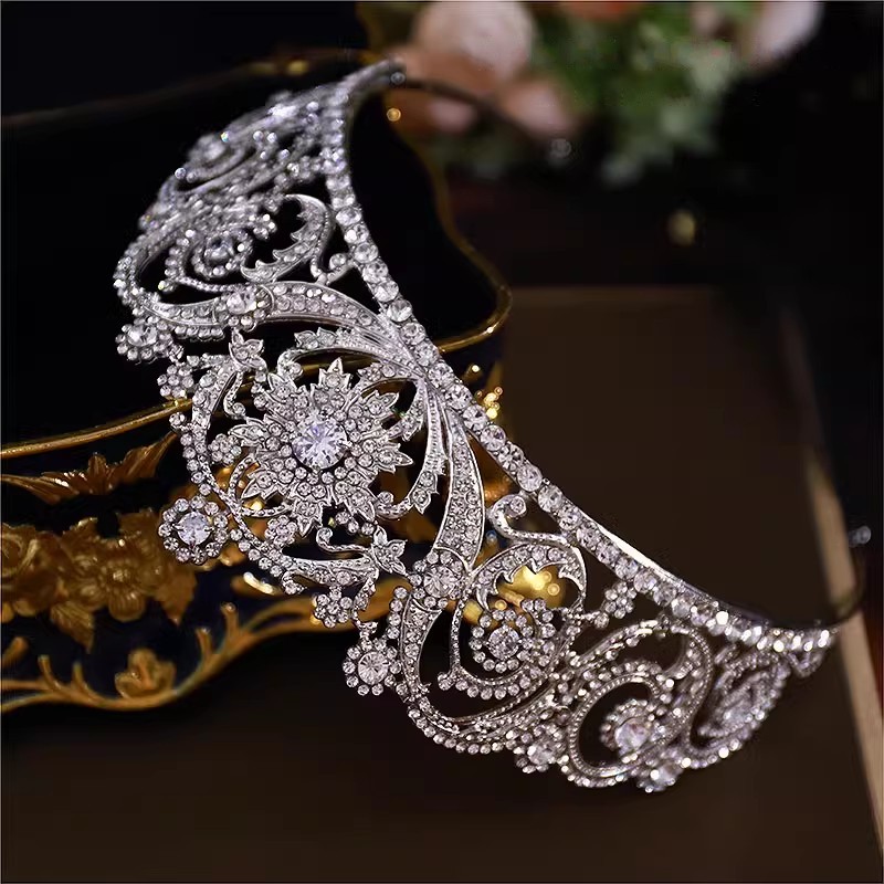 Baroque Princess Queen Cubic Z – Women Jewelry Accessories For Black Dress recenzja i cena