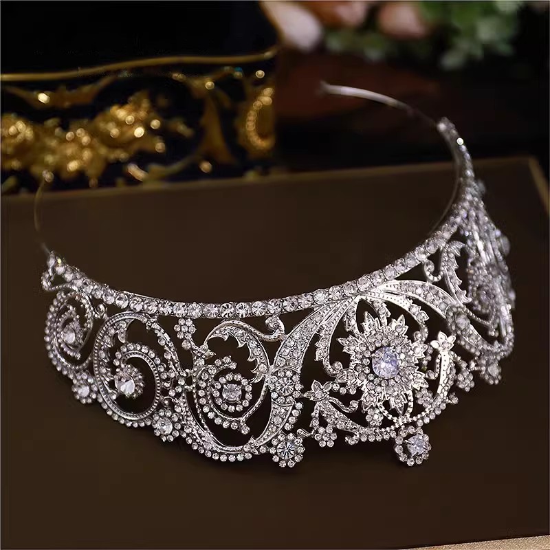 Baroque Princess Queen Cubic Z – Women Jewelry Accessories For Black Dress recenzja i cena