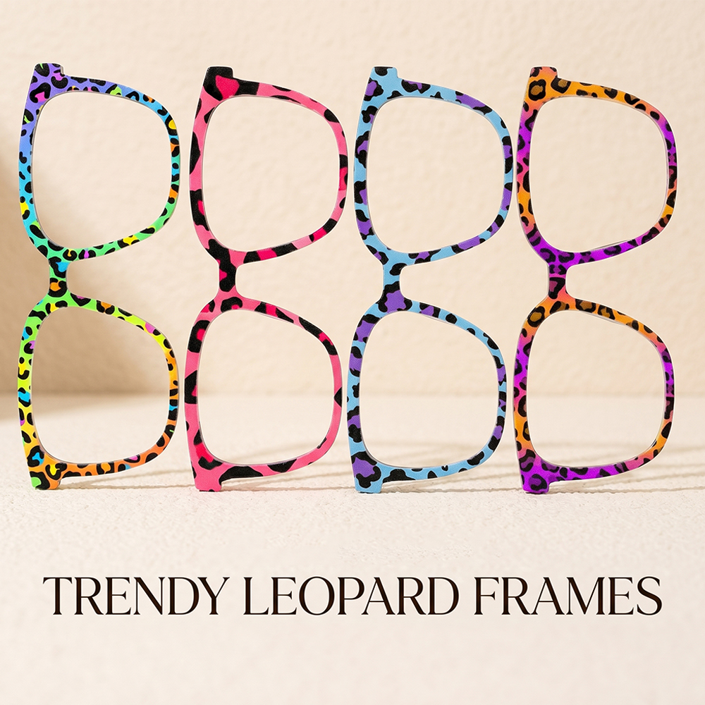 Trendy Rainbow Leopard Print S – Women Accessories Trending recenzja i cena