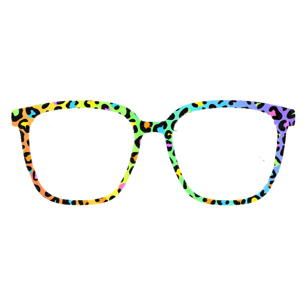 Trendy Rainbow Leopard Print S – Women Accessories Trending recenzja i cena