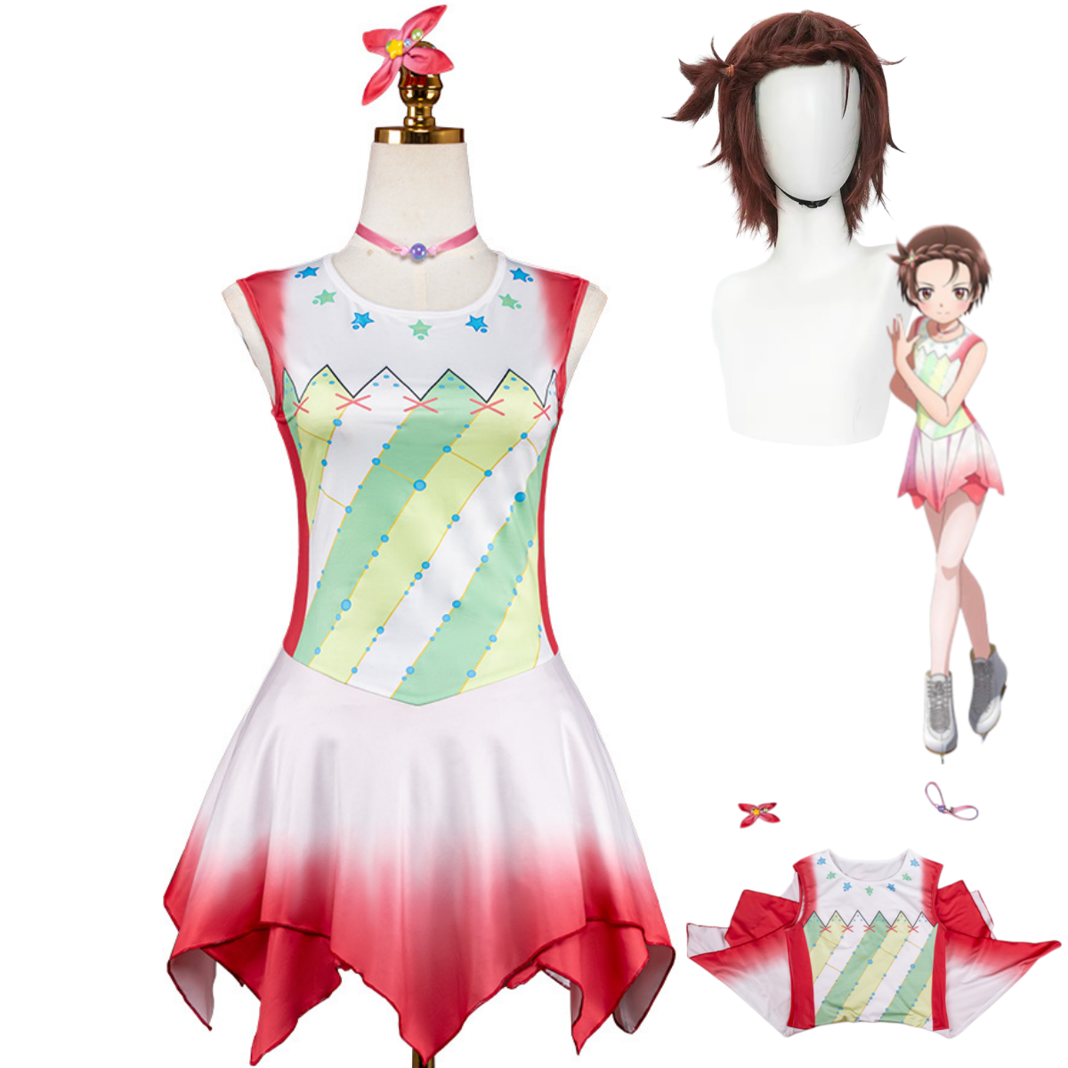 Anime Medalist Yuitsuka Inori  – Women'S Accessories For Neck recenzja i cena