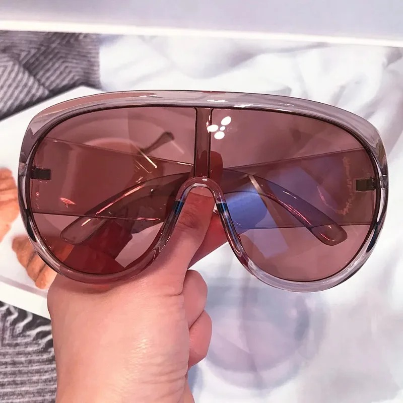 One Piece Oversize Shield Sung – Sunglasses Oversized Square recenzja i cena
