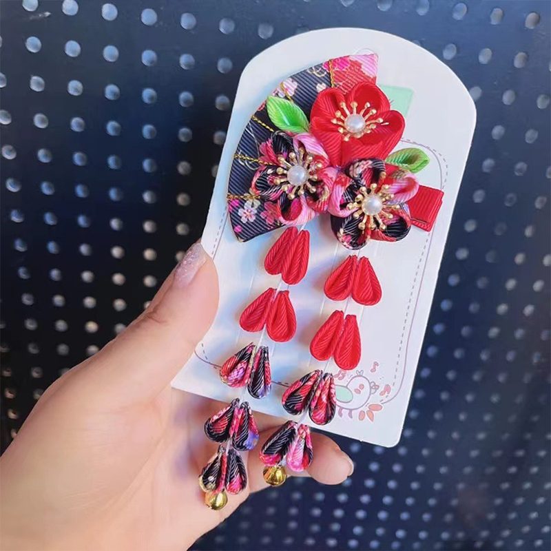 Japanese Style Hairpin Fabric  – Women'S Kimono Accessories recenzja i cena