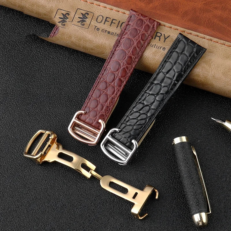 Crocodile Watchband 16 18 20 2 – Women'S Accessories Cartier recenzja i cena