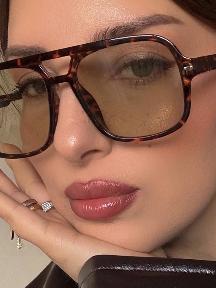 Fashion Square Rivet Large Fra – Sunglasses Oversized Square recenzja i cena