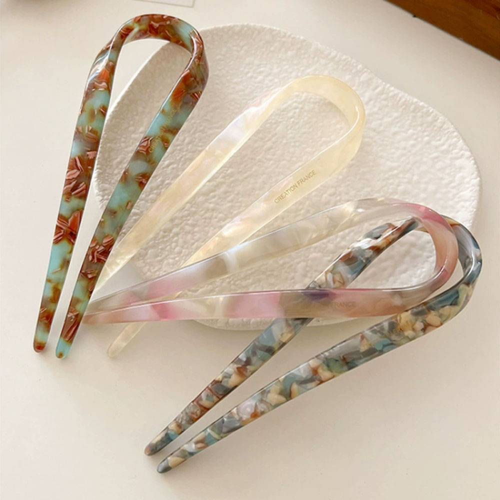 Retro U-shaped hairclip for wo – Hair Fork Stick recenzja i cena