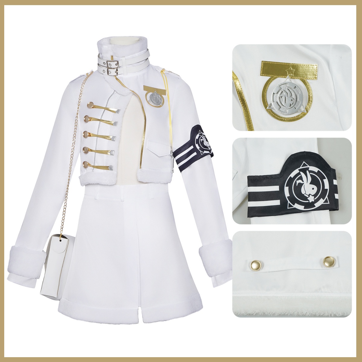 Anime Game Youk Blanc Cosplay  – Women'S Accessories For Neck recenzja i cena