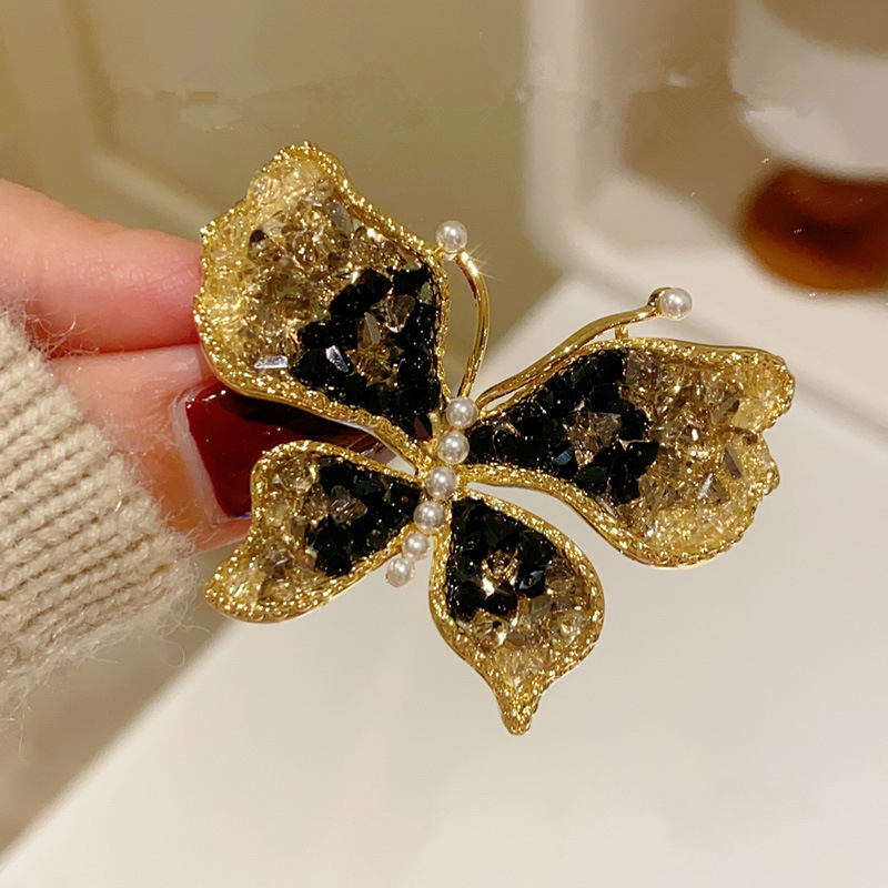 Black Butterfly Brooches For W – Women Jewelry Accessories For Black Dress recenzja i cena