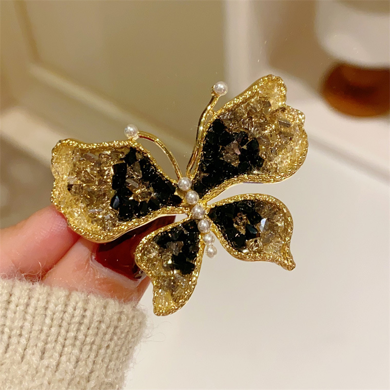Black Butterfly Brooches For W – Women Jewelry Accessories For Black Dress recenzja i cena