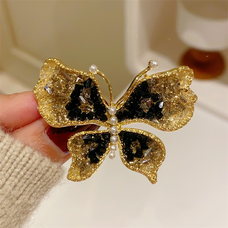 Black Butterfly Brooches For W – Women Jewelry Accessories For Black Dress recenzja i cena