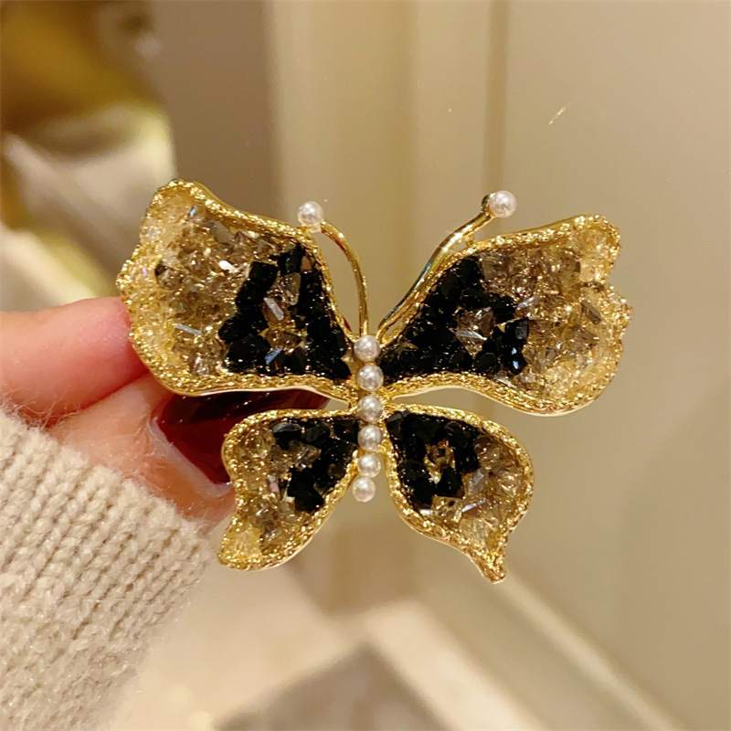 Black Butterfly Brooches For W – Women Jewelry Accessories For Black Dress recenzja i cena