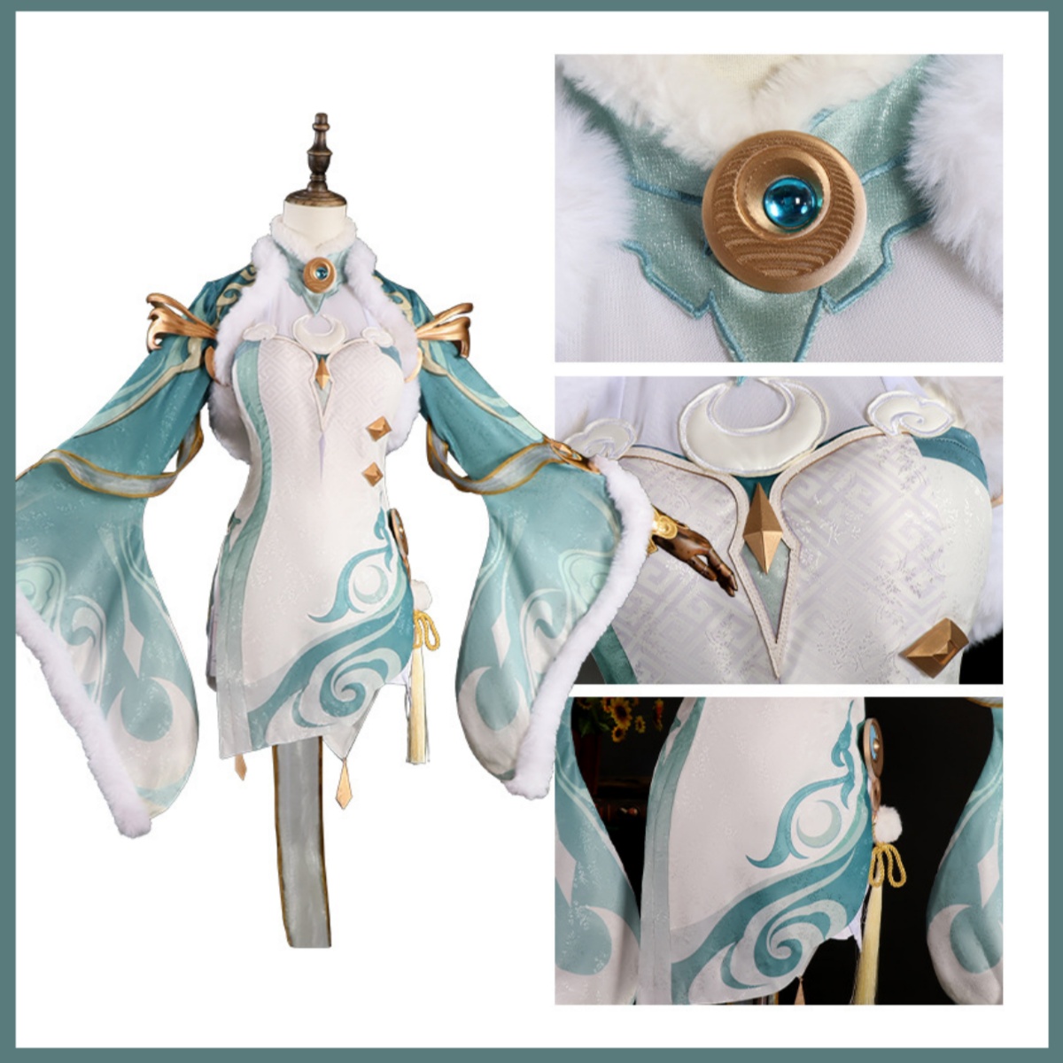 Game Zibai Cosplay Costume Gre – Women'S Accessories Clothing recenzja i cena
