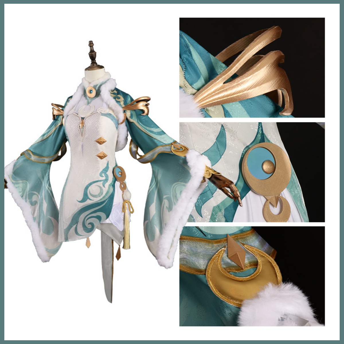 Game Zibai Cosplay Costume Gre – Women'S Accessories Clothing recenzja i cena