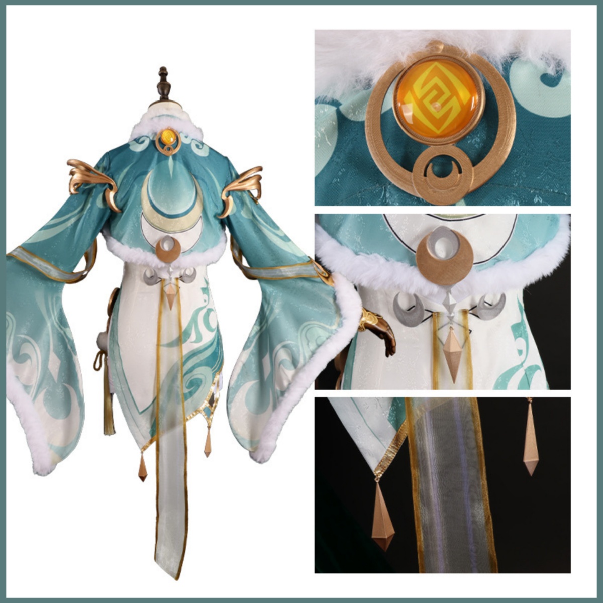 Game Zibai Cosplay Costume Gre – Women'S Accessories Clothing recenzja i cena