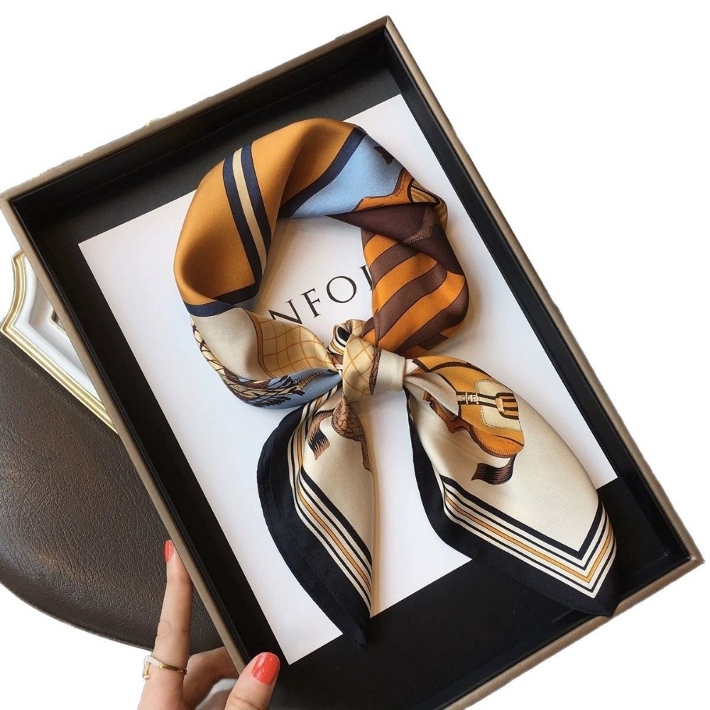 Fashion Satin Square Scarf for – Women'S Accessories For Neck recenzja i cena
