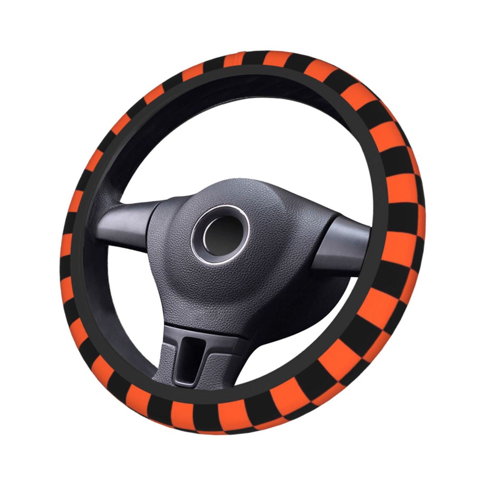 Black and Orange Grid Print St – Women'S Accessories Vans recenzja i cena