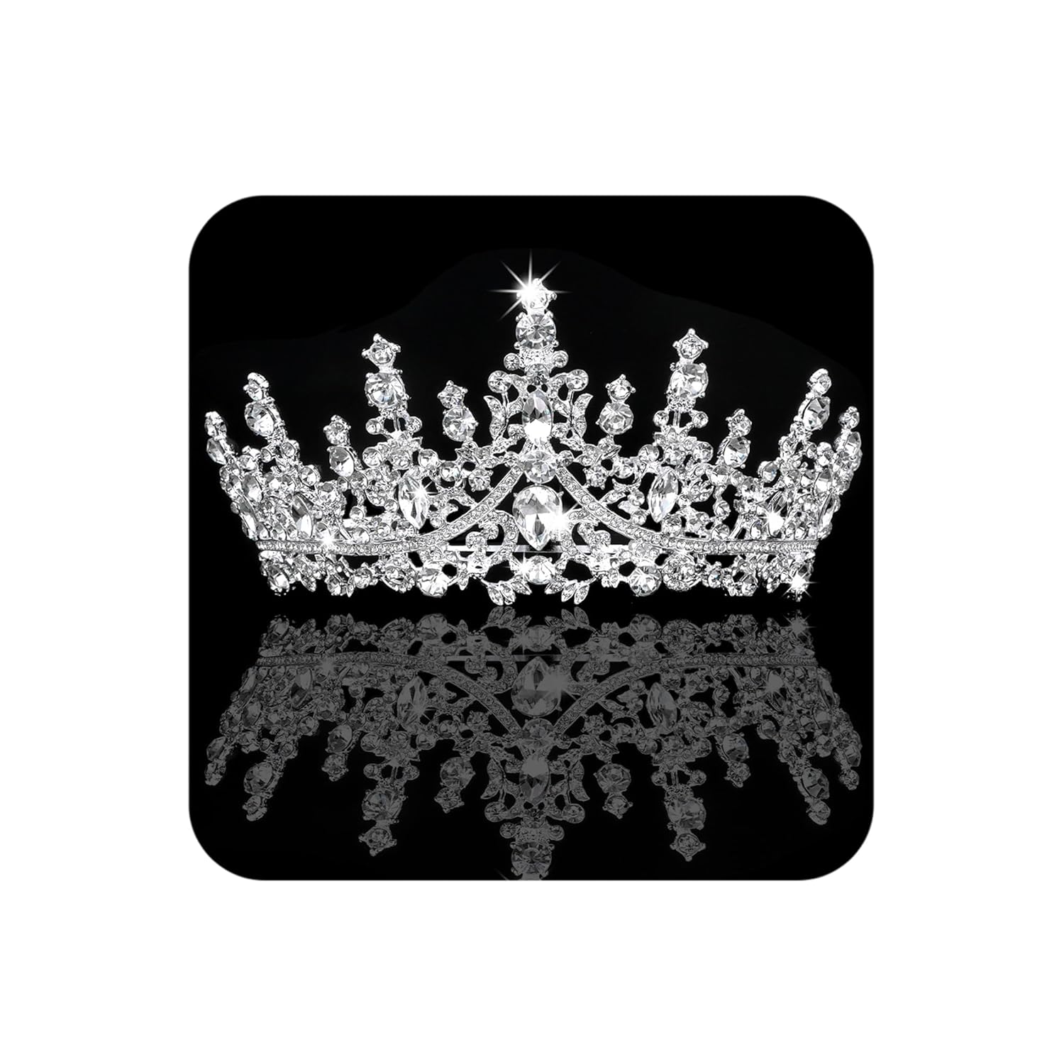 Silver Crystal Queen Crown for – Queen Accessories recenzja i cena