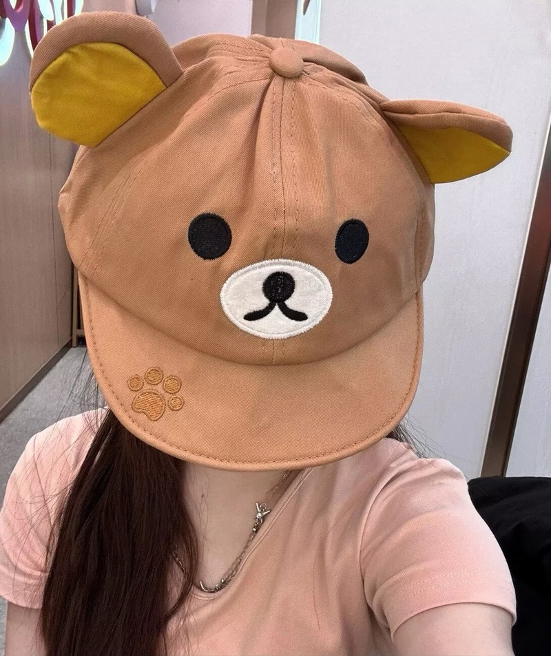 Rilakkuma Bear With Ear Cap Su – Women Accessories Trending recenzja i cena