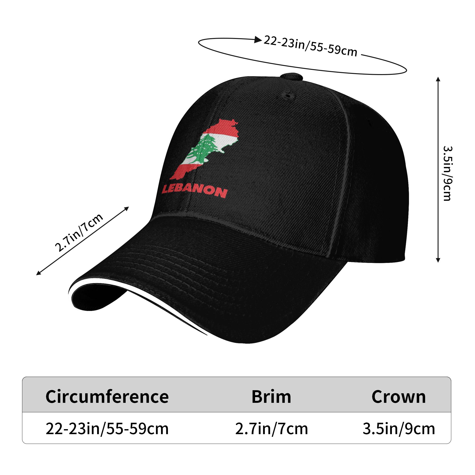 New Baseball Cap Lebanon Flag  – Women Accessories Lebanon recenzja i cena