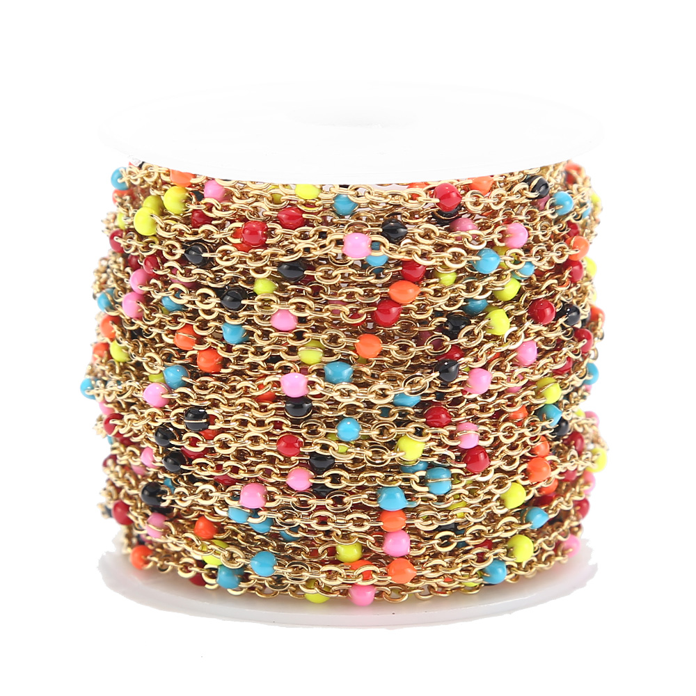 2mm Width 2M Stainless Steel C – Beaded Anklet Chain recenzja i cena