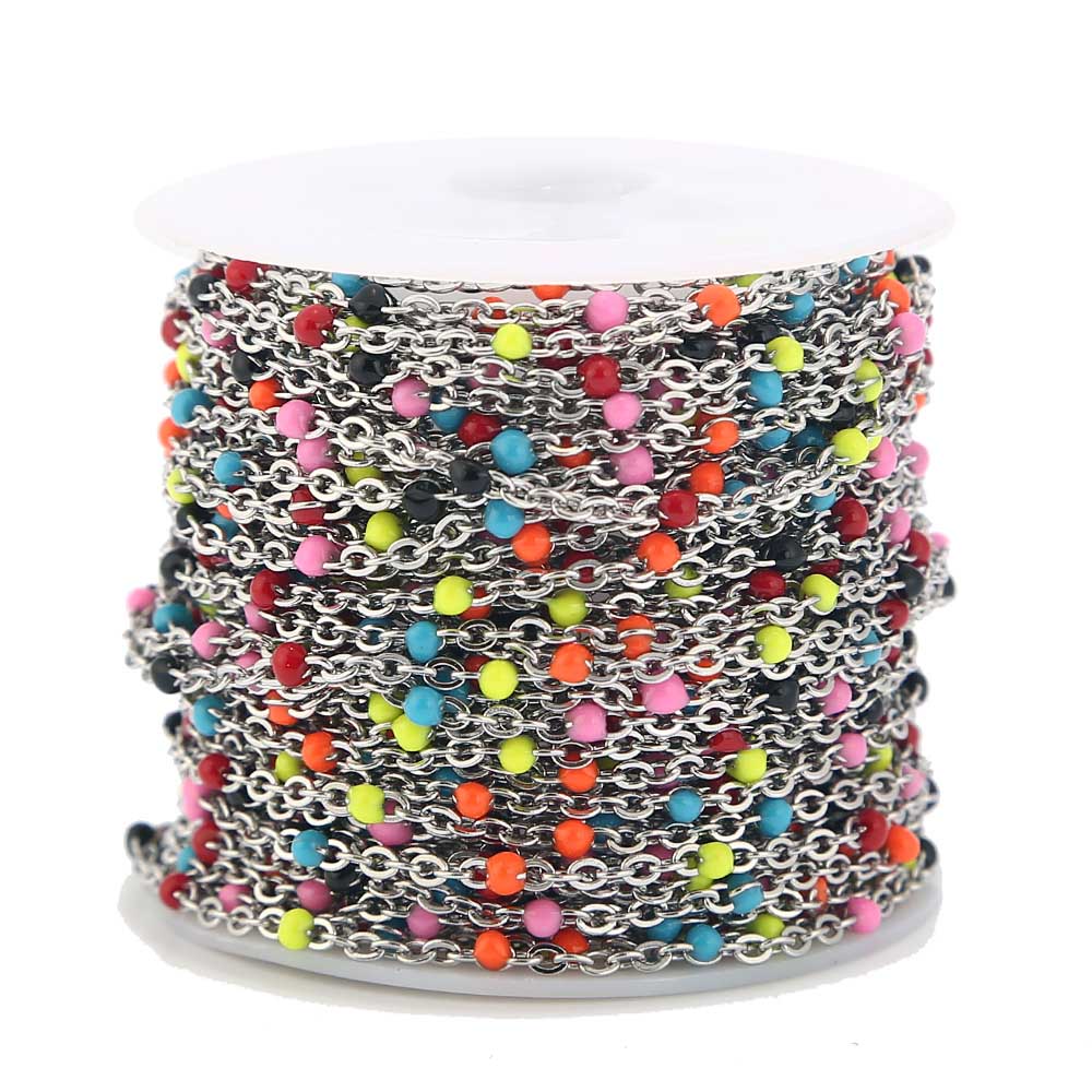 2mm Width 2M Stainless Steel C – Beaded Anklet Chain recenzja i cena