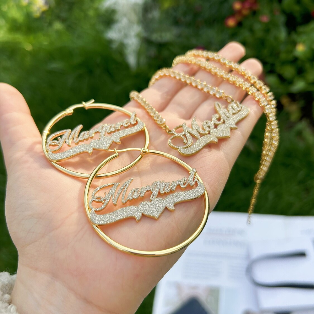 Haiyufly Custom Frosted Name N – Women Accessories Gift Set recenzja i cena