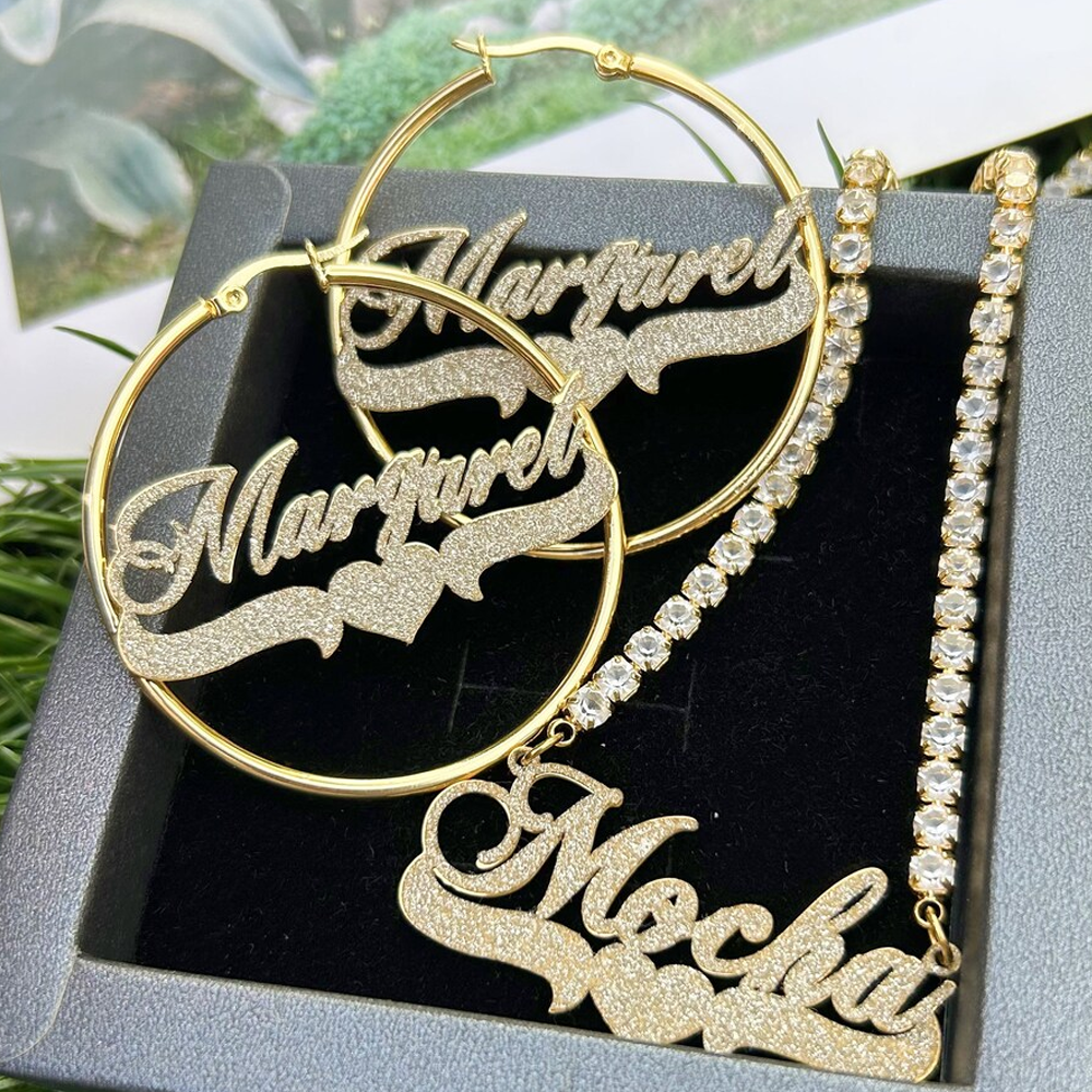Haiyufly Custom Frosted Name N – Women Accessories Gift Set recenzja i cena