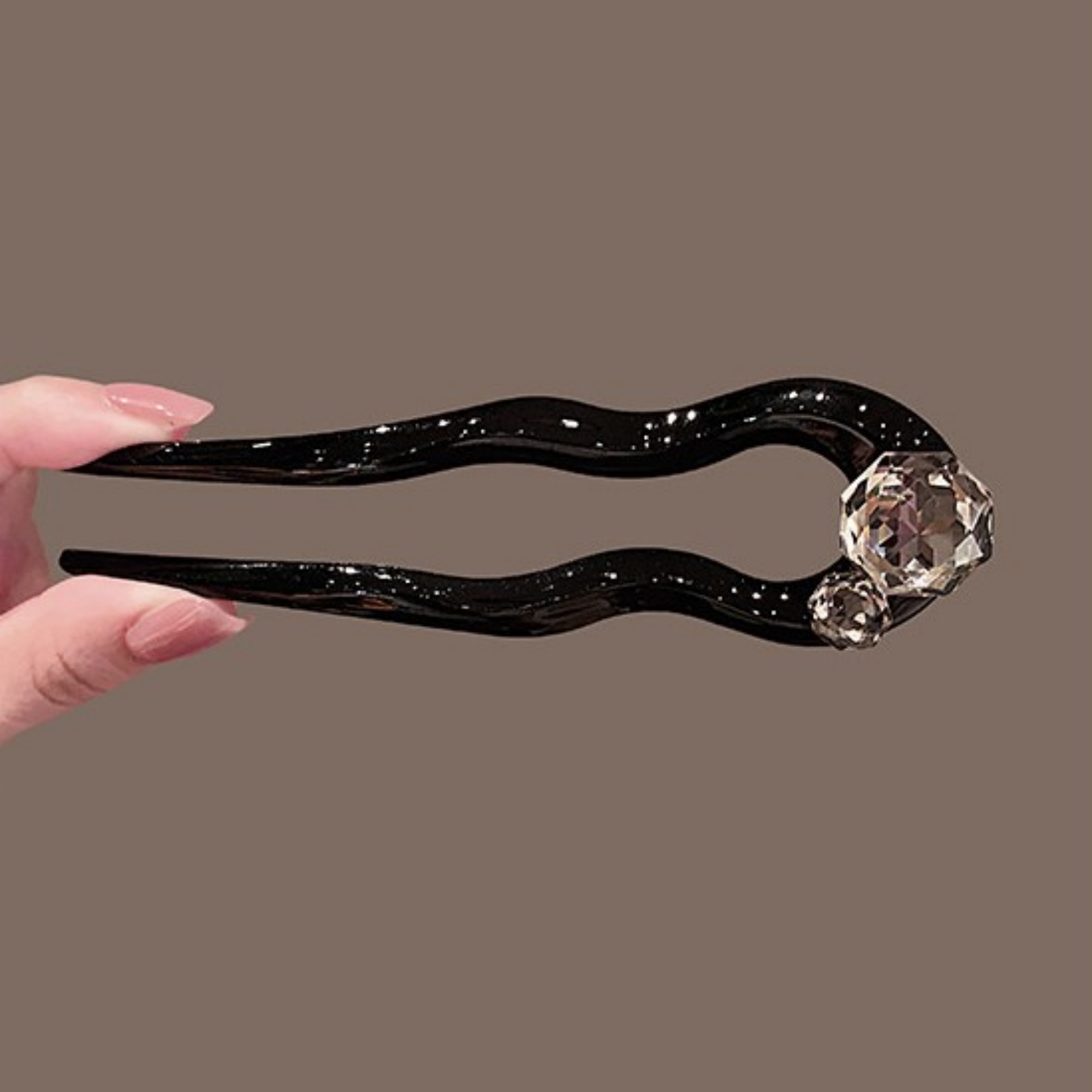 1PC Crystal Hair Fork,Black El – Hair Fork Stick recenzja i cena