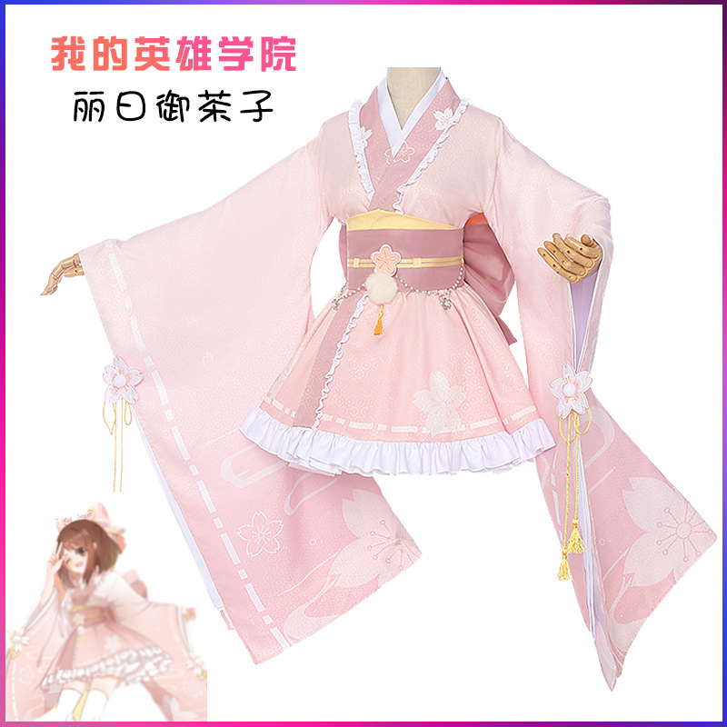 Anime Uraraka Ochaco My Academ – Women'S Kimono Accessories recenzja i cena