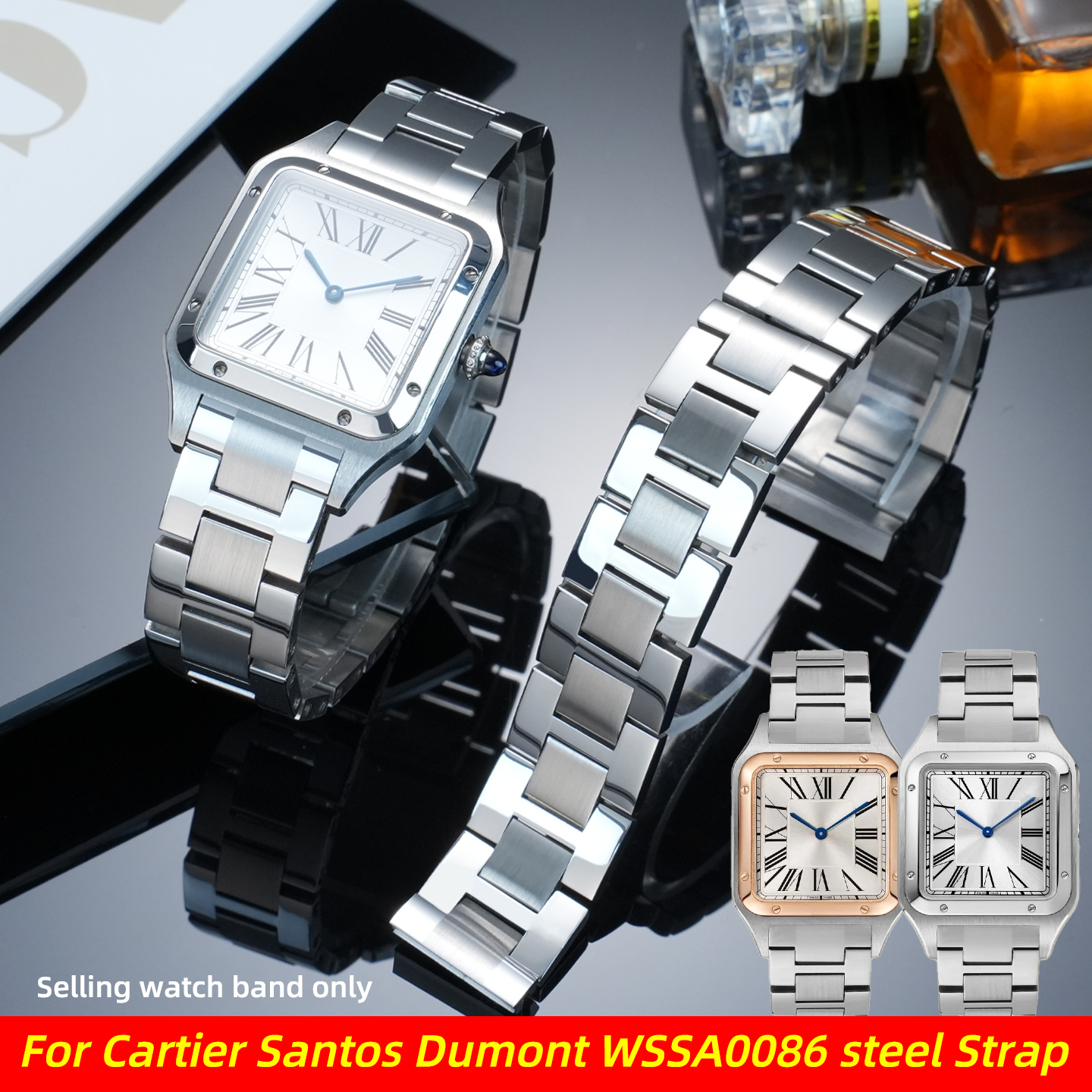 17.5mm Quick-Release Steel Wat – Women'S Accessories Cartier recenzja i cena