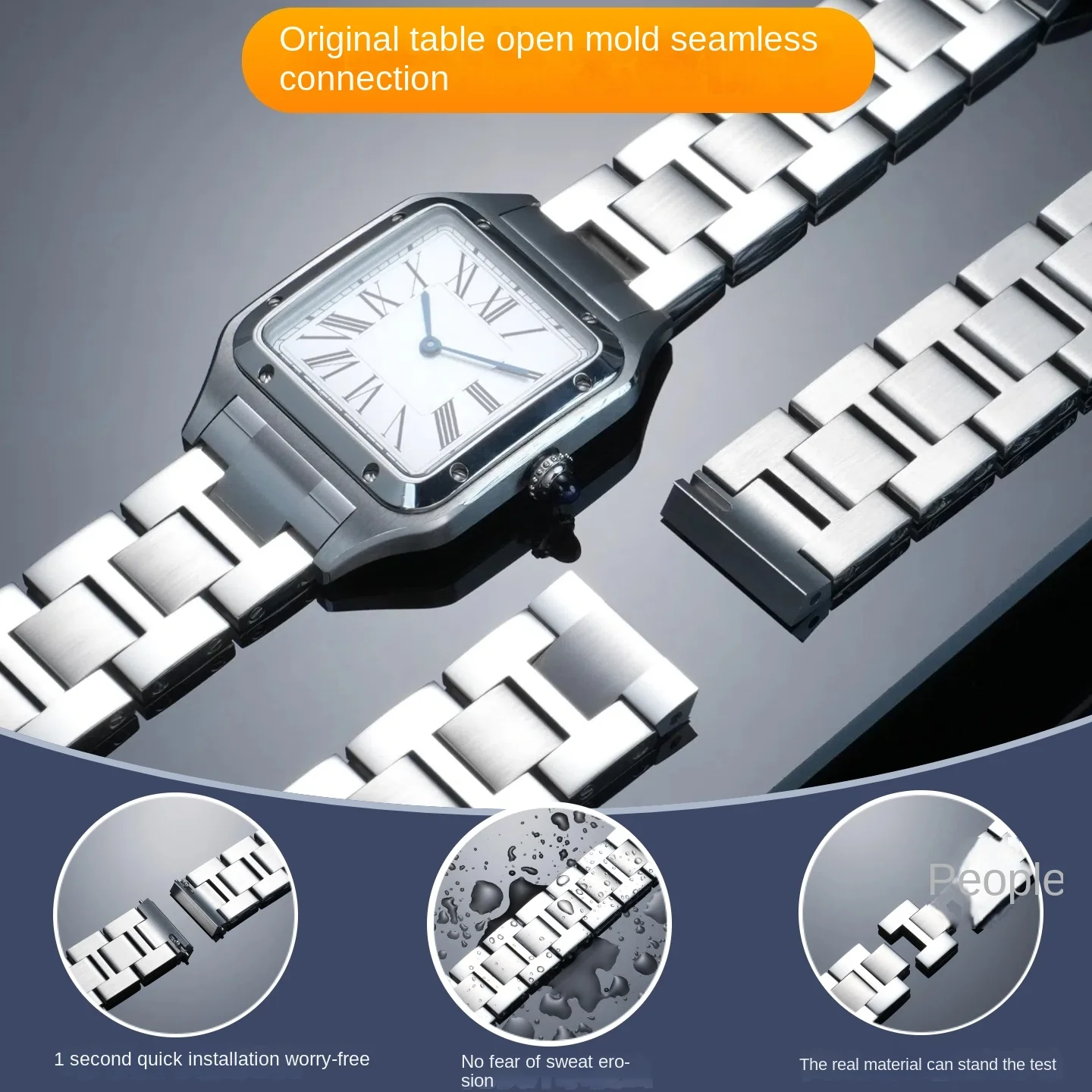 17.5mm Quick-Release Steel Wat – Women'S Accessories Cartier recenzja i cena