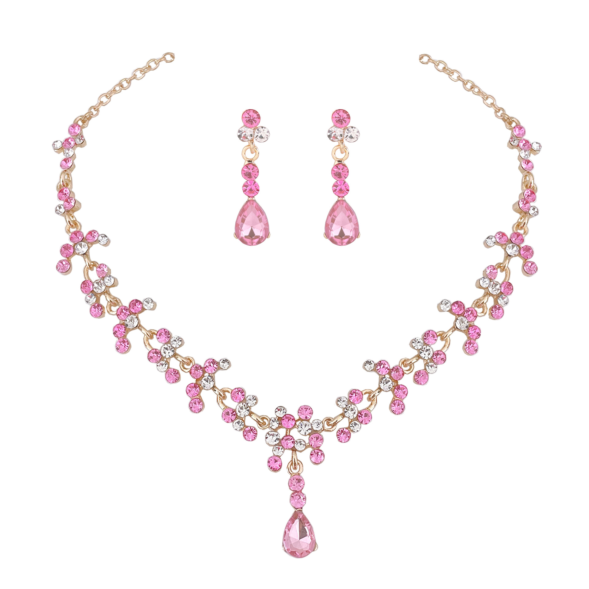 Baroque Pink Purple Crystal Br – Women Jewelry Accessories For Black Dress recenzja i cena