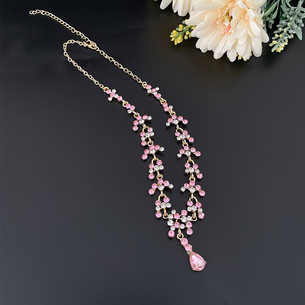 Baroque Pink Purple Crystal Br – Women Jewelry Accessories For Black Dress recenzja i cena