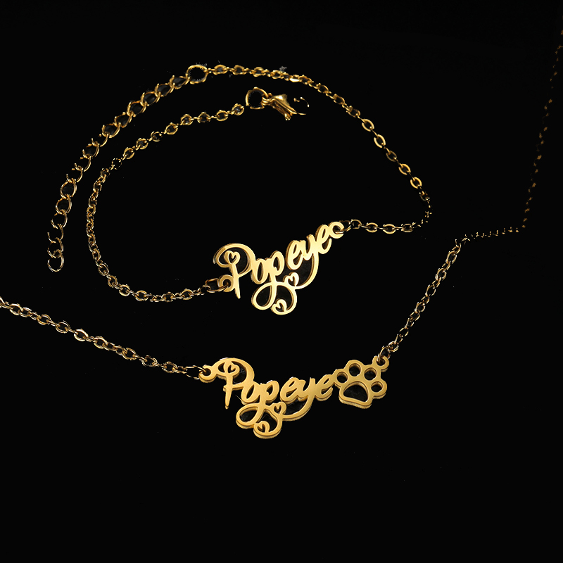Goxijite Customize Name Neckla – Women Accessories Gift Set recenzja i cena