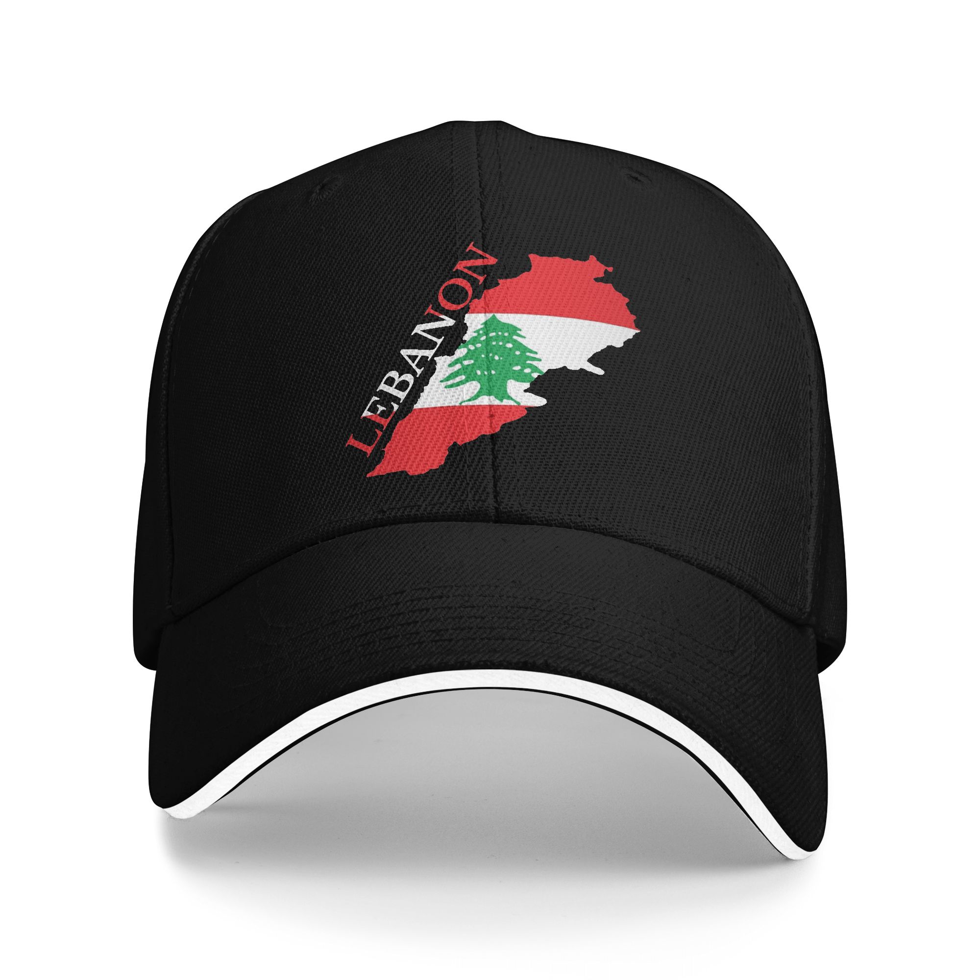 Lebanon Flag Heart Baseball Ca – Women Accessories Lebanon recenzja i cena