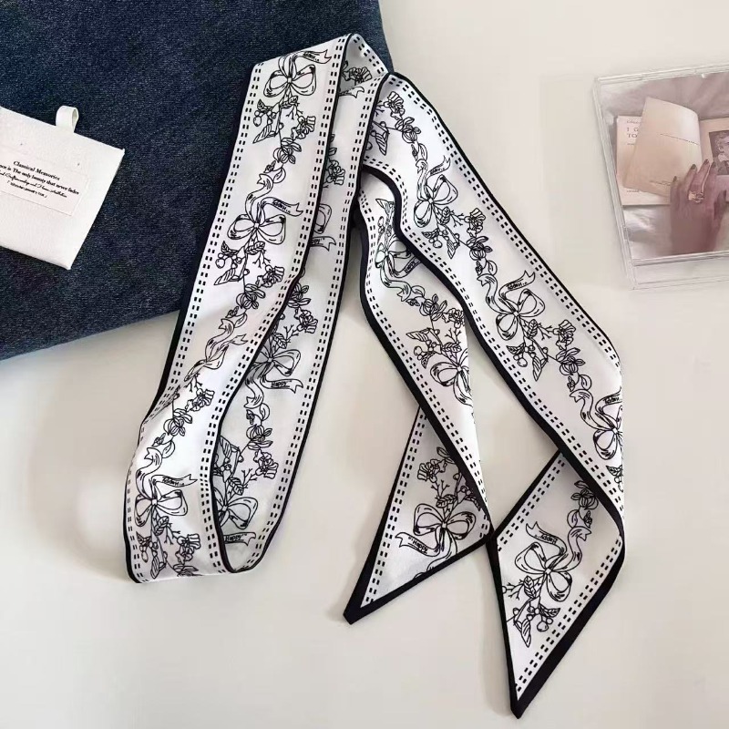 Black White Double Sided Paisl – Women'S Accessories For Neck recenzja i cena