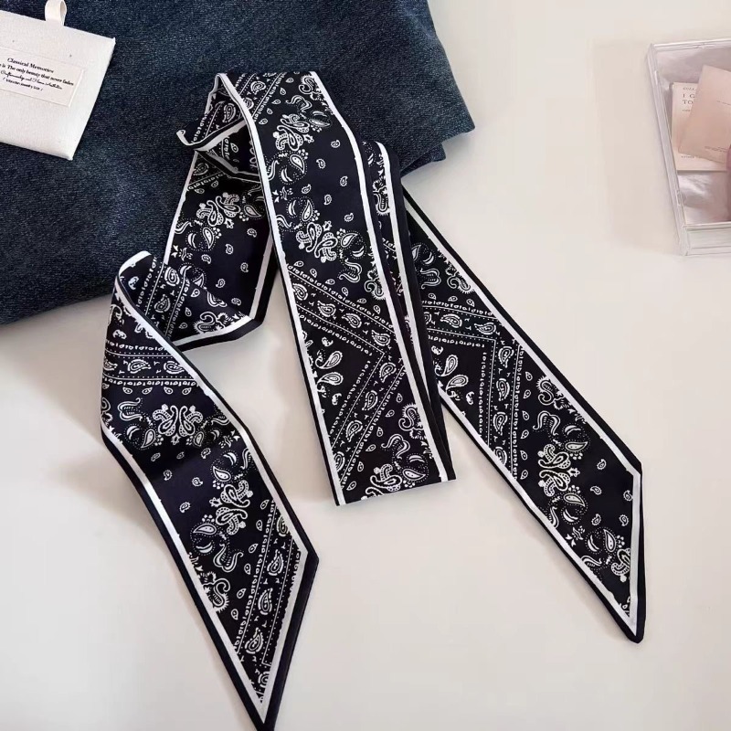 Black White Double Sided Paisl – Women'S Accessories For Neck recenzja i cena