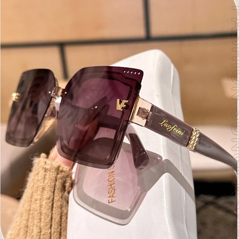 New Cool Rimeless Polarized Su – Sunglasses Oversized Square recenzja i cena